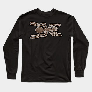 Nazca Line Spider Long Sleeve T-Shirt